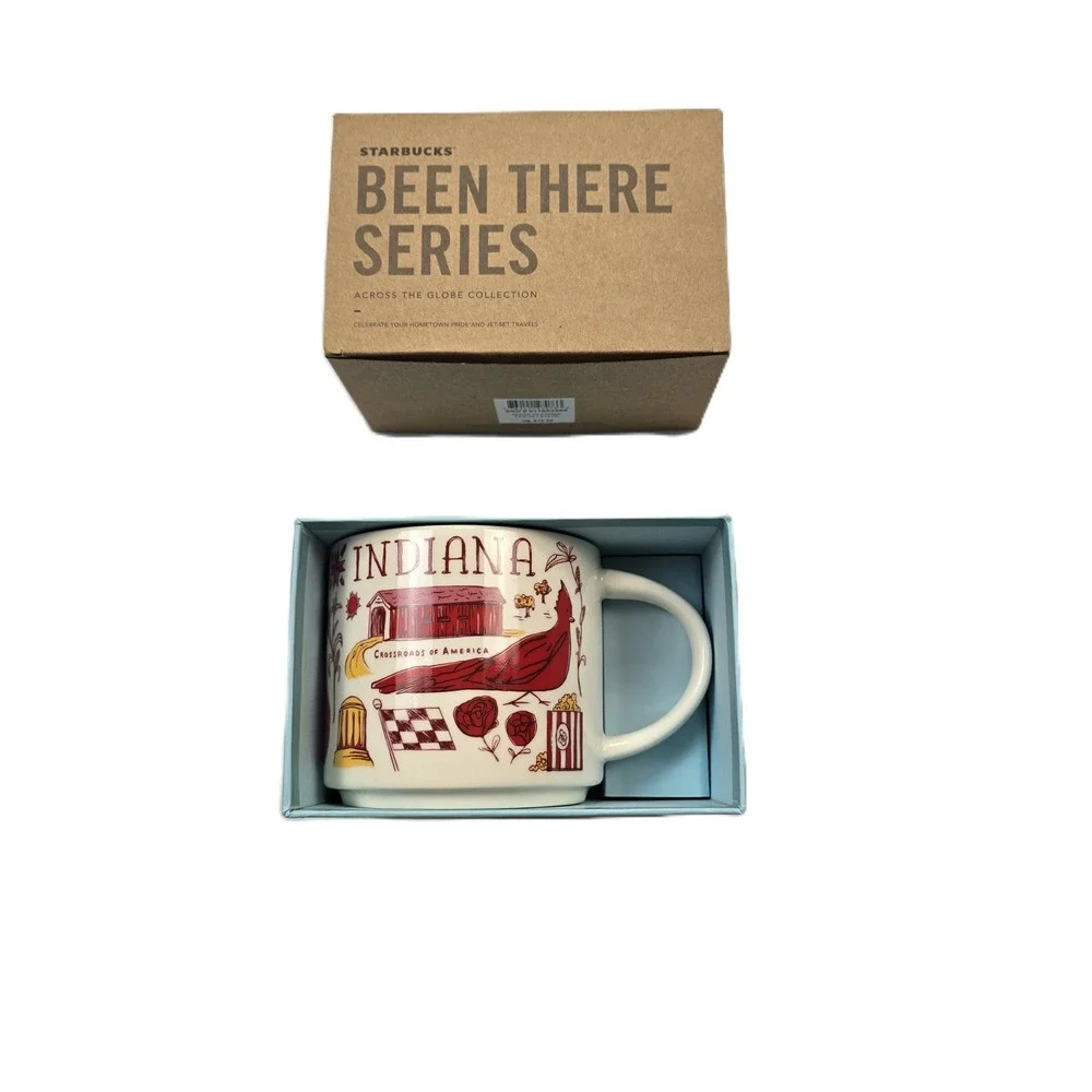 Starbucks Been There Series Indiana Across the Globe Collection Coffee Mug 14 oz